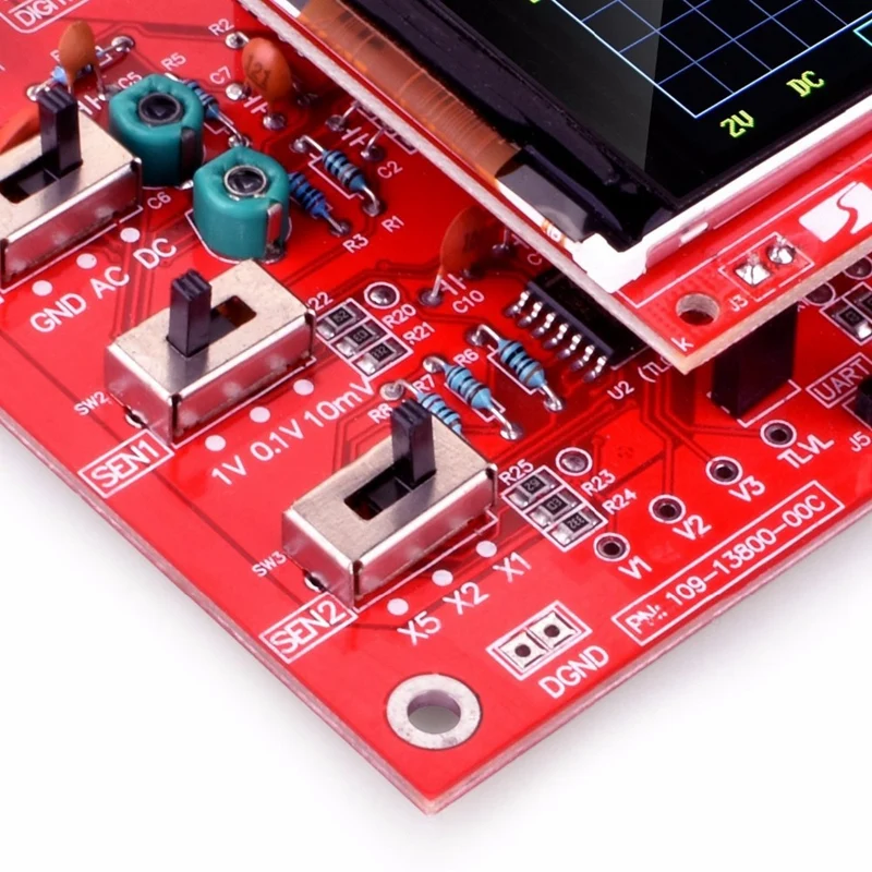 Tft digital. Осциллограф dso138. Осциллограф на stm32. Dso138 корпус. Осциллограф кит набор.