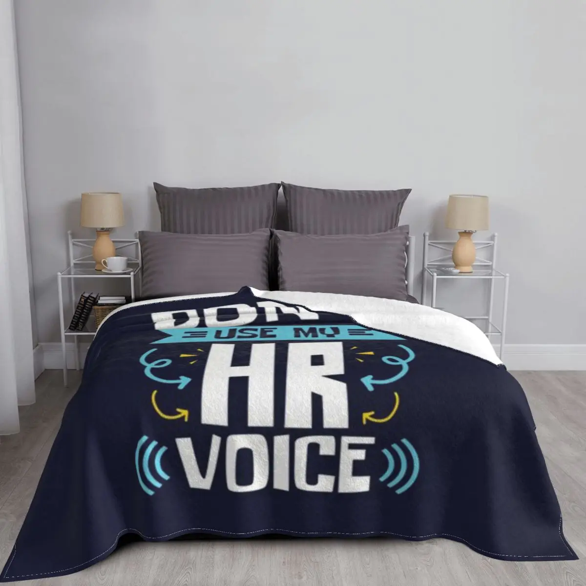 Human Resources Don T Make Me Use My HR Voice An Ultra-Soft Micro Fleece Blanket
