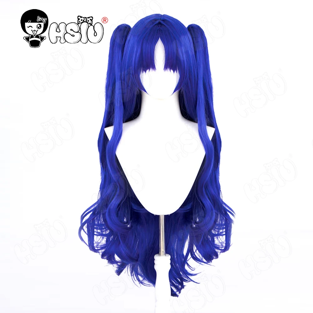 Space Ereshkigal Косплей Парик Синтетический парик из волокна「HSIU」синий фиолетовый