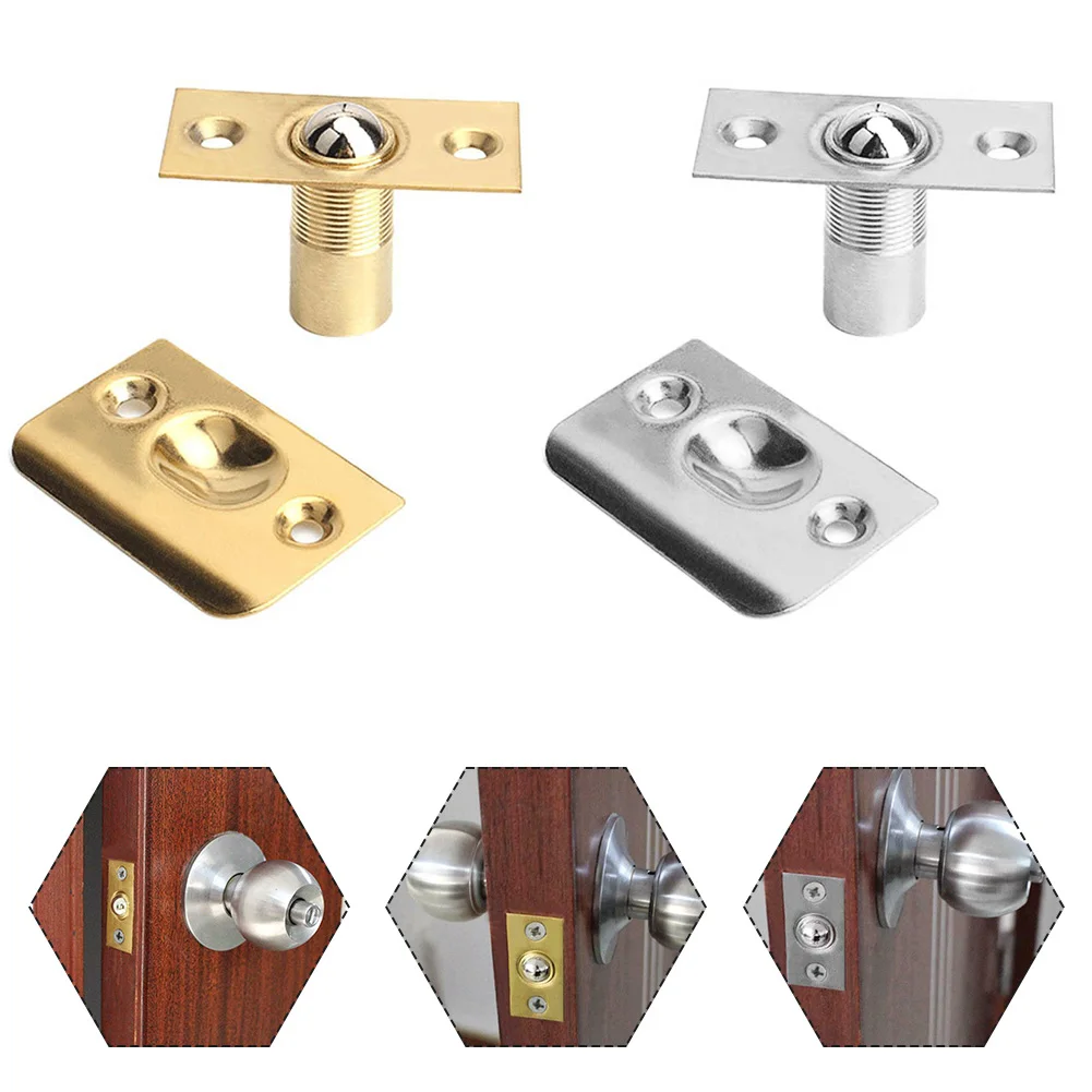 

Spring Invisible Wooden Cabinet Door Beads Lock Adjustable Door Top Bead Closet Ball Catch Latch For All Kinds Of Wooden Doors
