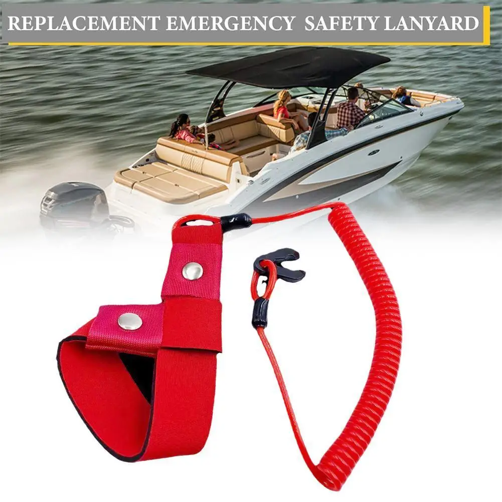 

Outboard Engine Flameout Switch Safety Rope Tether Lanyard Boat Motor Emergency Kill Stop Switch Outboard Cut Off Boat Access