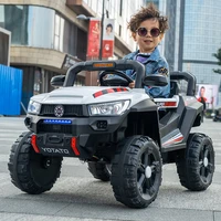 two seat childrens electric car double power four wheels large remote control electric manned off road vehicle for kids ride on