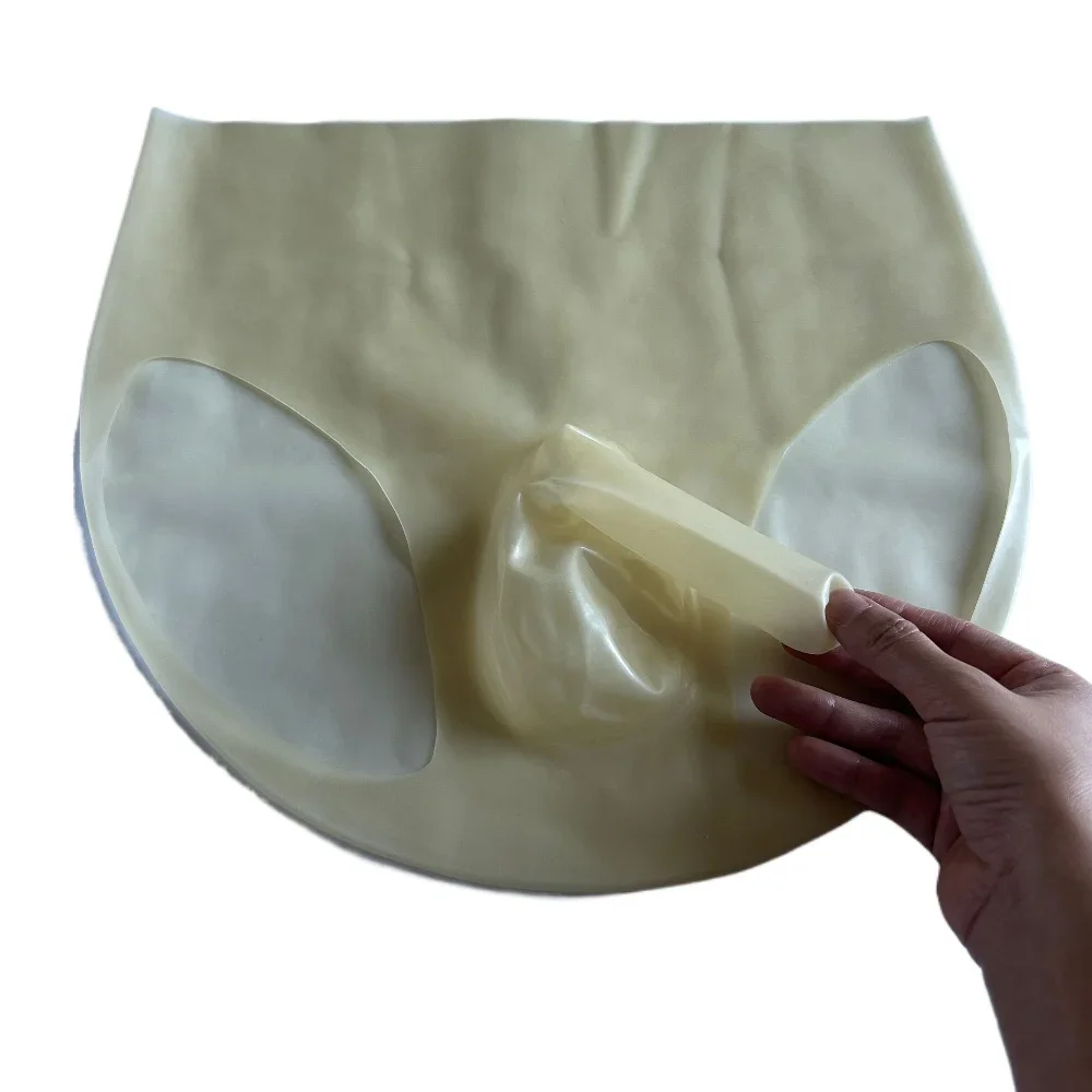 Сексуальные мужские латексные трусы для косплея бесшовное нижнее белье