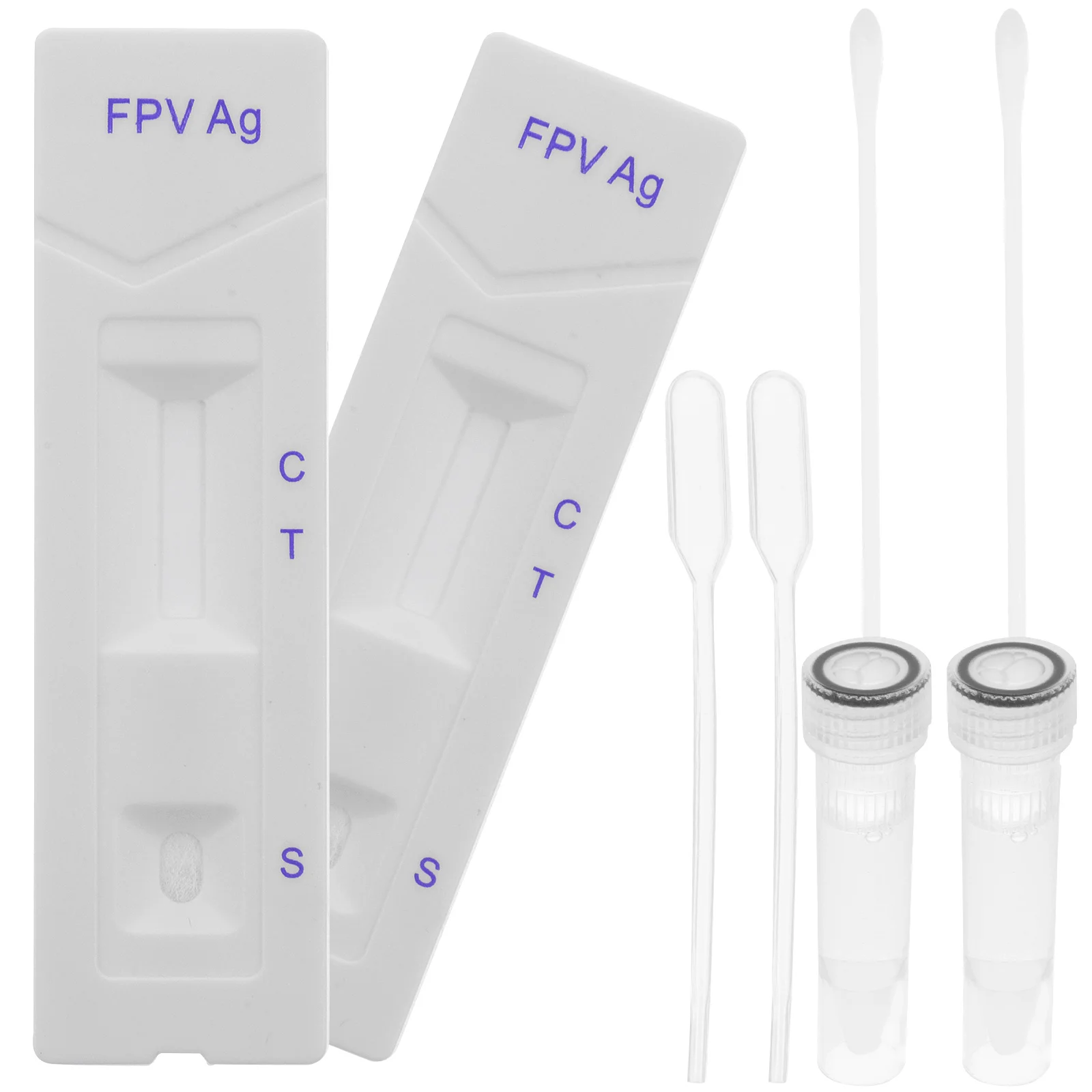 

2 Sets Canine Distemper Rapid Test Kits Cat Plague Test Paper for Canine Distemper