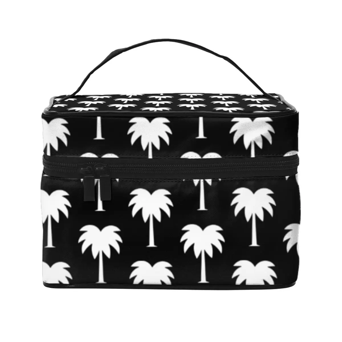 

Пляжные косметички с принтом тропическая Пальма дорожная сумка Органайзеры для хранения с ручкой для девочек косметичка