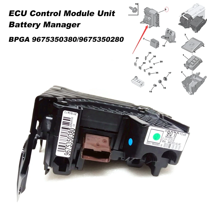 

Блок блока управления ECU, блок управления аккумулятором BPGA 9675350380/9675350280 для Peugeot 408/308S/4008 для Citroen C4 Picasso