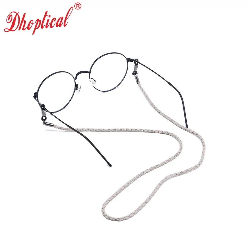 Ремешок для очков надежно сохраняет ваши очки из искусственной кожи вокруг шеи