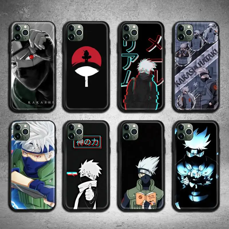 

Naruto Kakashi Phone Case For iphone 13 12 11 Pro Max Mini XS Max 8 7 6 6S Plus X 5S SE 2020 XR cover