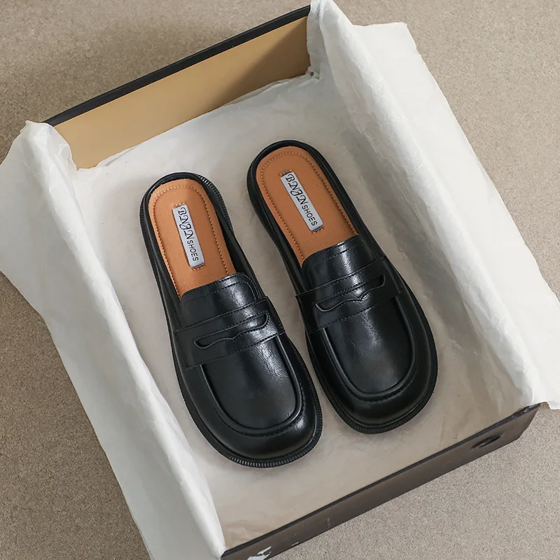 

Low House Slippers Platform Summer Women's Shoes Cover Toe Luxury Slides Pantofle Flat Soft Designer 2022 Hoof Heels Rubber Rome