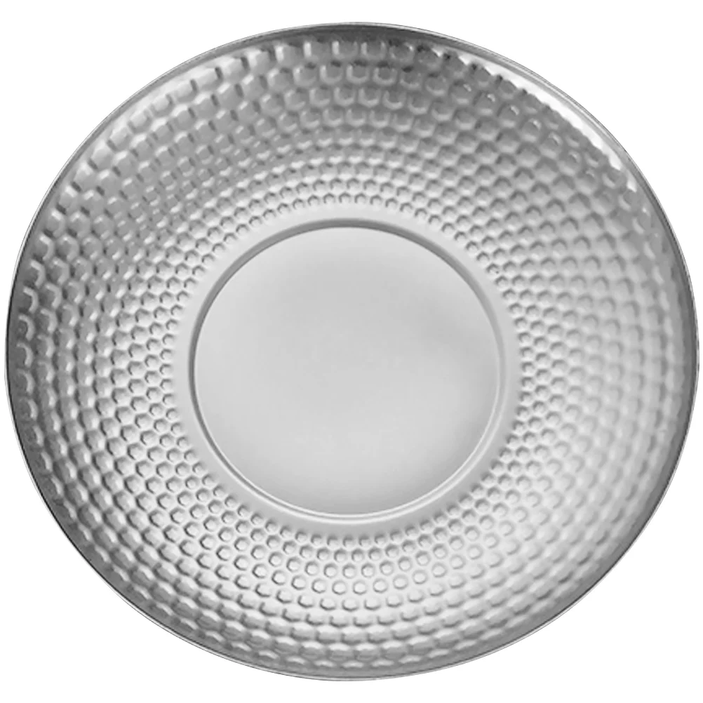 

Plate Plates Serving Dinner Metal Dish Tray Pasta Appetizer Snack Dishes Steamer Steel Stainless Fishfruit Noodles Decorative