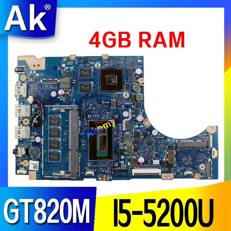 

TP300LDB Материнская плата ASUS TP300LD TP300LJ TP300L материнская плата для ноутбука 100% протестированный I5-5200U процессор GT820M 2 Гб ОЗУ 4 Гб ОЗУ