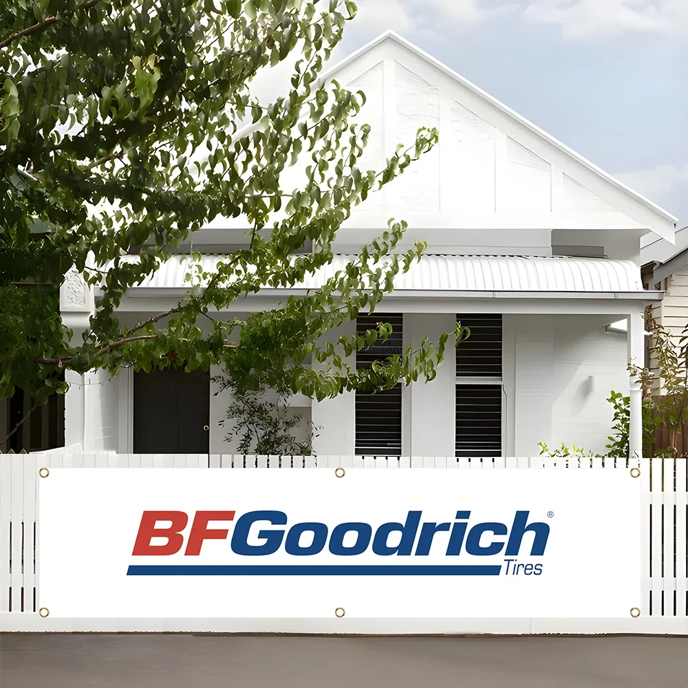 Шины Bfgoodrichs 60x240 см флаг баннера гаражное или наружное украшение баннерный