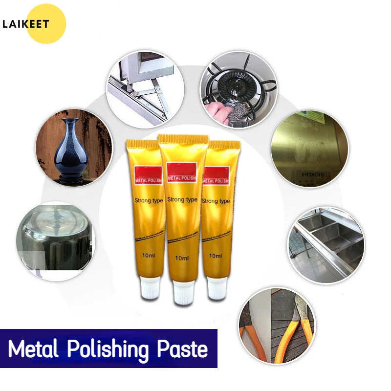 

Stainless Steel Metal Copper Brass Polishing Paste Multifunctional Kitchenware Cleaning Rust Removal Gel Bag Hardware Care Cream