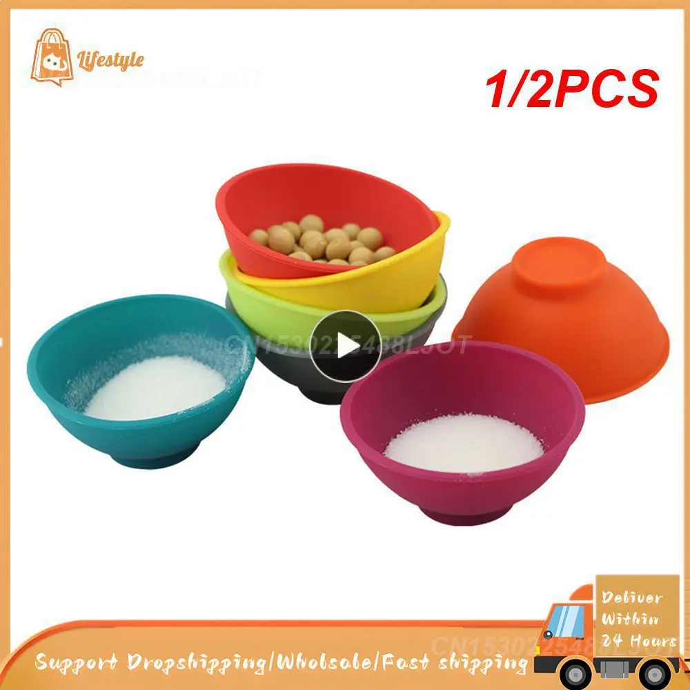 1/2 шт./набор Силиконовые Разноцветные столовые приборы