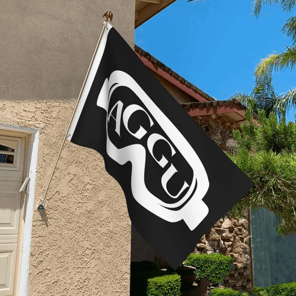 Новый горнолыжный двухсторонний баннер Aggu флаг бриза декоративный для сада