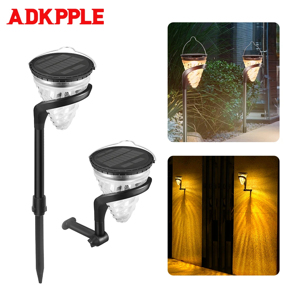Уличсветильник светодиодный светильник для газона на солнечной батарее, 16 светодиосветодиодный, настсветильник осветительный прибор 3 в 1, для дороги, тропа, газона