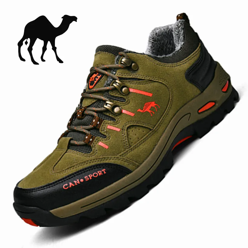 

Plus Velvet Hiking Shoes Camel Men's Winter Sports Shoes Non-slip Hiking Shoes Men's Shoes Outdoor Sports Walking Shoes