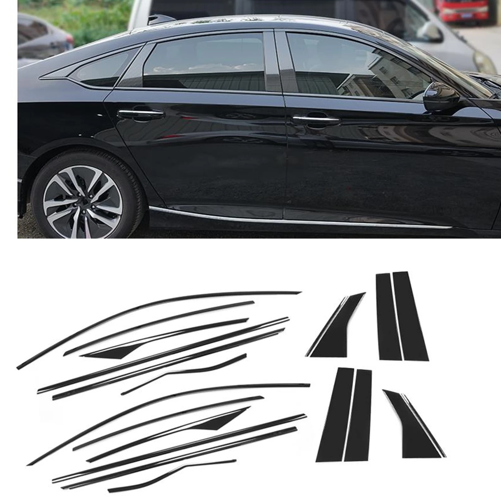 

20 шт., уплотнительная лента для автомобилей Honda Accord 2018-2020