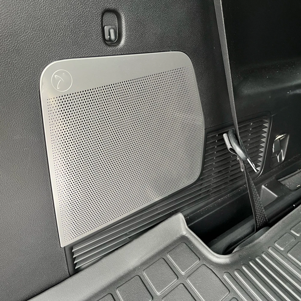 

For Ford Explorer 2020 2021 2022 2023 Stainless Steel Car Door Audio Speaker Decorative Cover Trim Sticker Interior Accessories