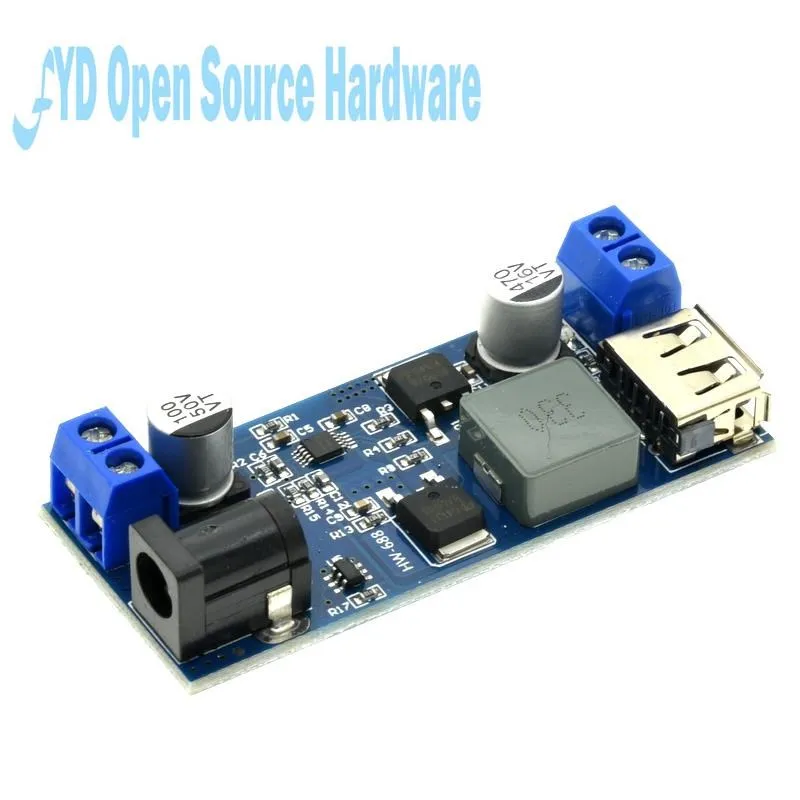 DC-DC преобразователя постоянного тока 30W Напряжение понижающий модуль весом 9-36V 12V24V до 5V 6A зарядка через USB Питание Напряжение регулятор