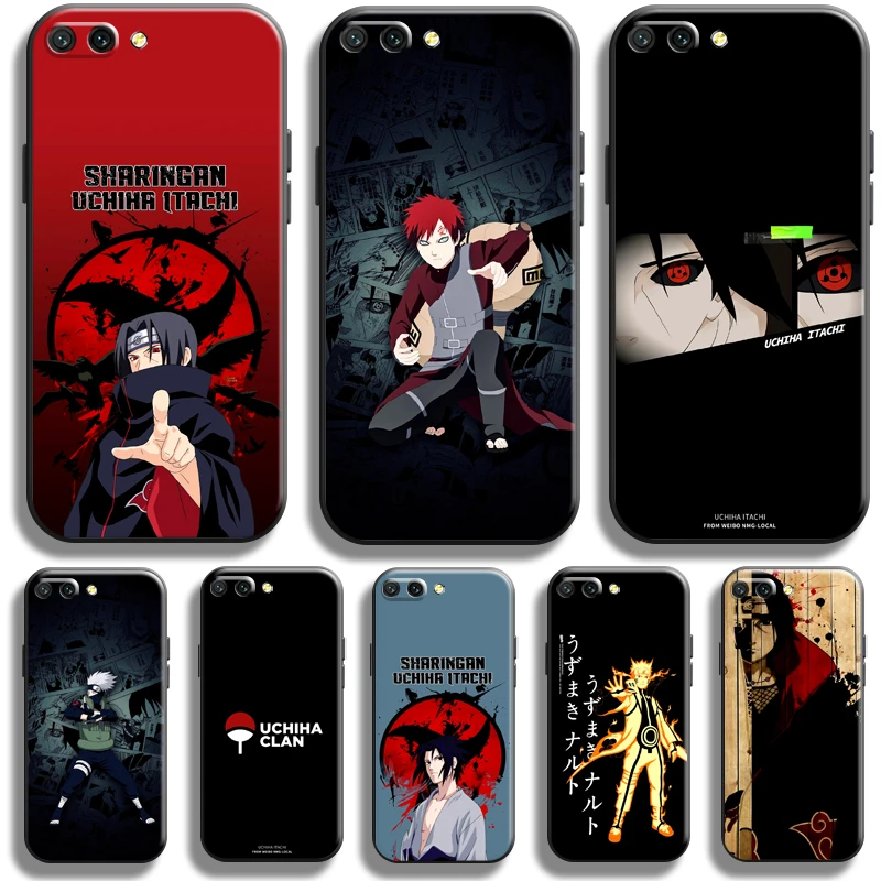 

Naruto Uchiha Sasuke Phone Case For Huawei Honor 10 10i 9 9A Honor 10X 9X Lite Pro Coque Liquid Silicon Soft Funda TPU