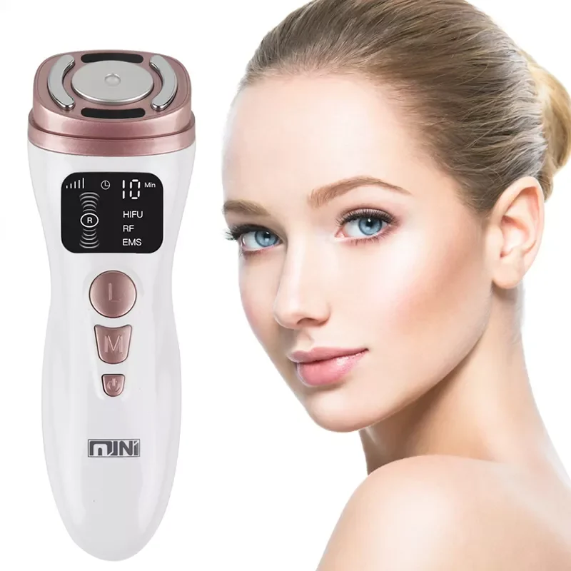 

Mini HIFU Machine Ultrasound Face Lift Devices RF Fadiofrecuencia EMS Microcurrent Firm Tightening Skin Wrinkle Skin Care Tools