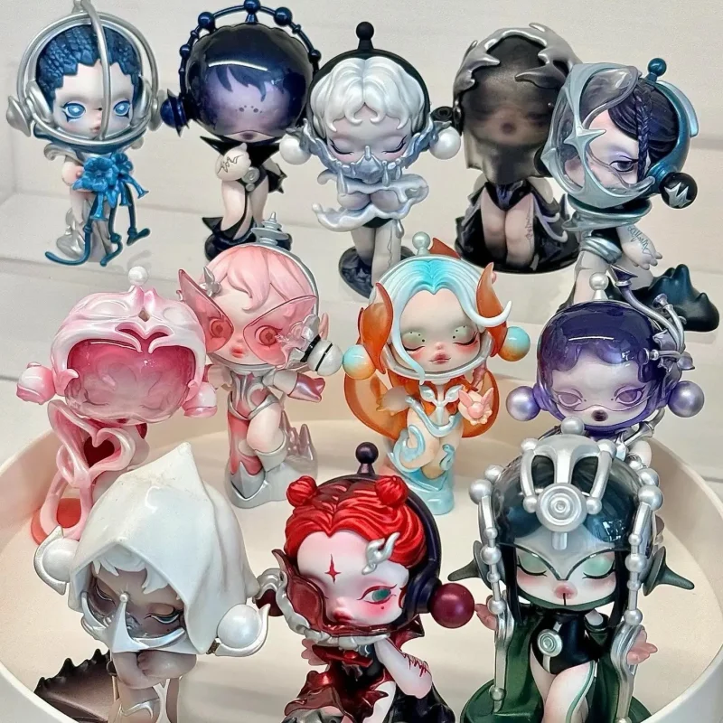 Фото Горячая POP MART Skullpanda The Sound Series слепая коробка Mystery Box Guess Bag Toys Doll Cute Anime Figure Desktop Ornaments Girl Gift №2