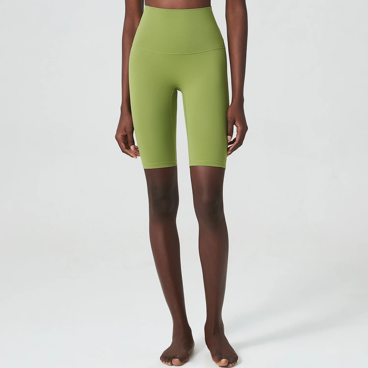 Withered 2023 Fashion Casual Comfortable Stretch Yoga Bermuda Women High Waist Sports Tight Cycling Pants Lycra Gym Shorts Ladie