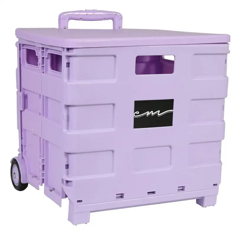 

Storage Cart for Crafts & Supplies, Purple