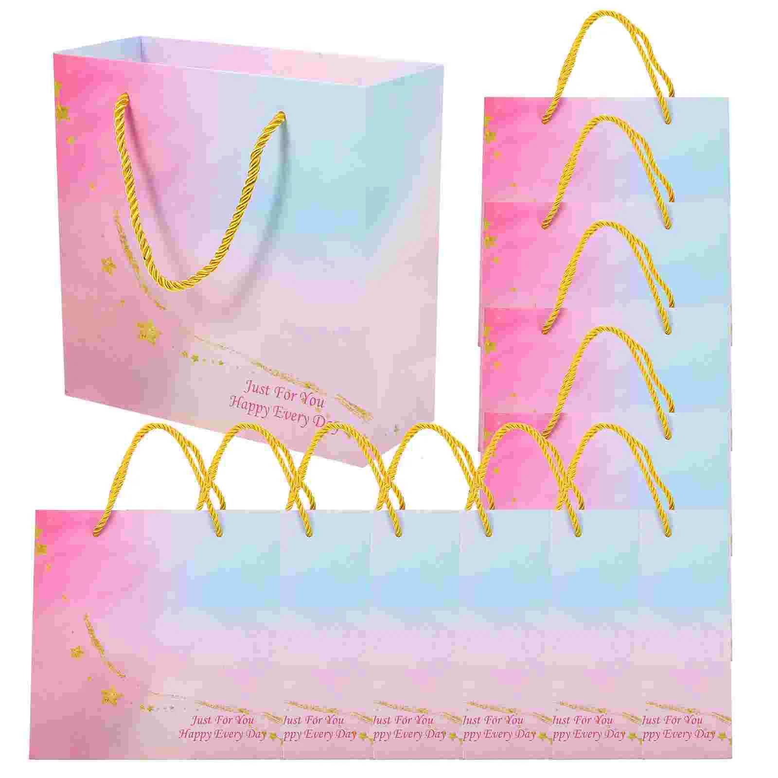 

10Pcs Birthday Gift Medium Gift Big Gift Bags Gift Large Paper Gift Large Gift Bags for Party Decorate Packing