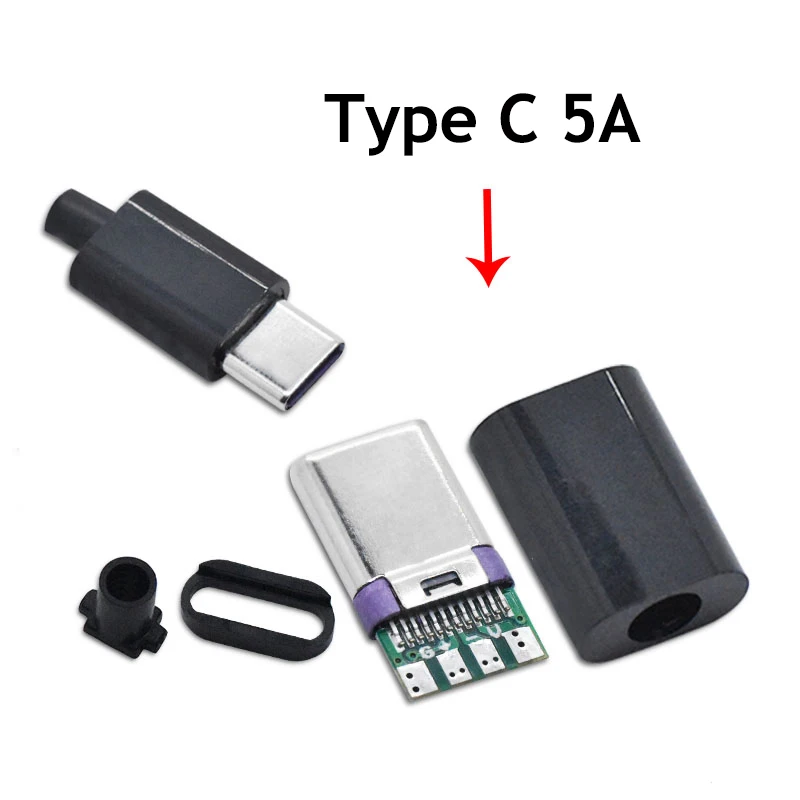 1/2/5 комплектов 5 А USB-разъем типа C быстрая зарядка 2 0 |