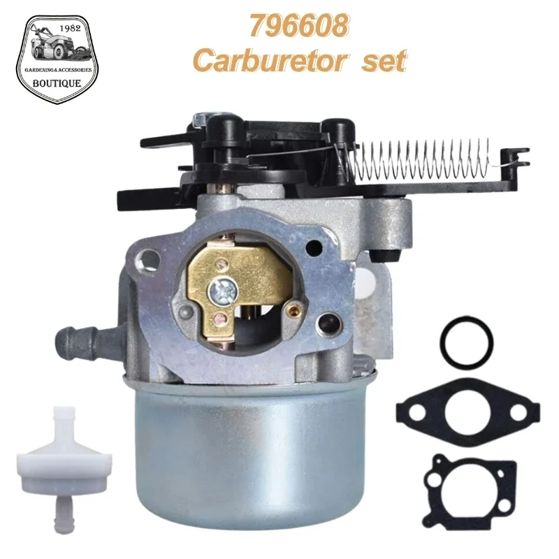 Замена карбюратора для Briggs Stratton 796608 Выберите 111000 11P000 121000 12Q000 Карбюратор