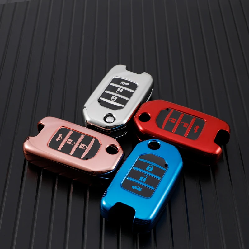 

Чехол для автомобильного ключа с дистанционным управлением из ТПУ для Honda Civic HRV CRV XRV