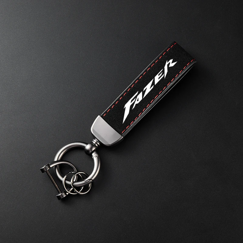 

Кожаный замшевый брелок для ключей мотоцикла для Yamaha FAZER FZ6 FZ6R FZ1 FZ8 FAZER FZ750 FZR1000 аксессуары