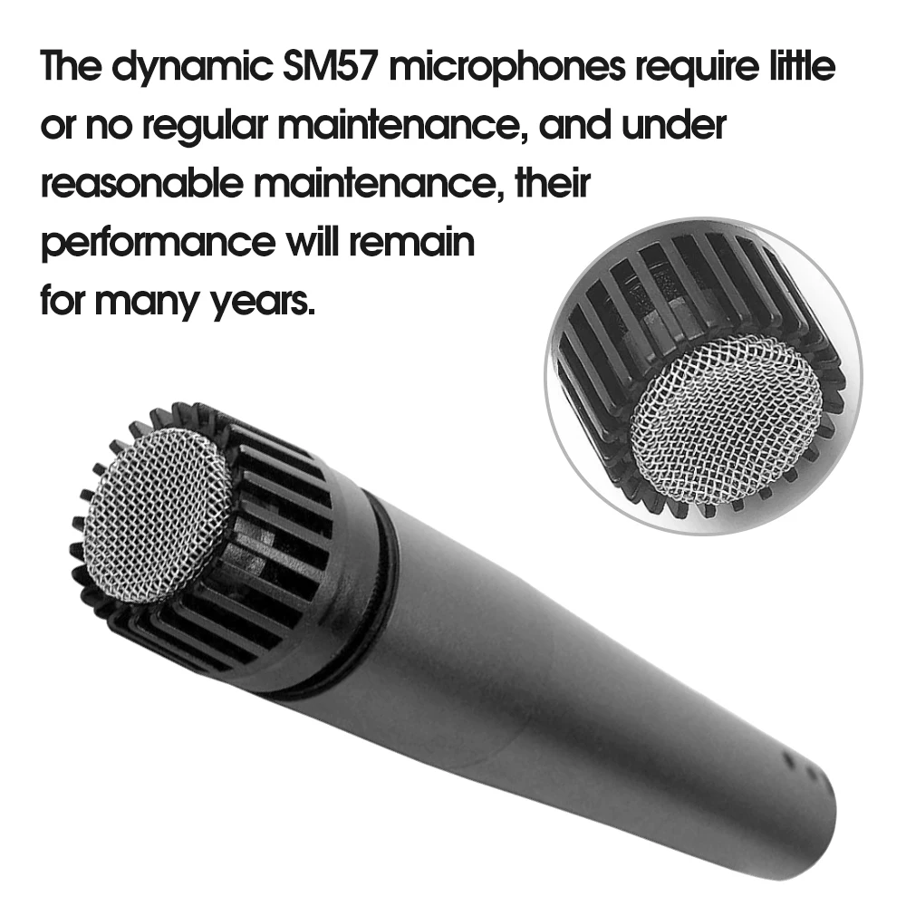 SM57 мини-микрофон стерео Студийный микрофон KTV караоке проводной ручной