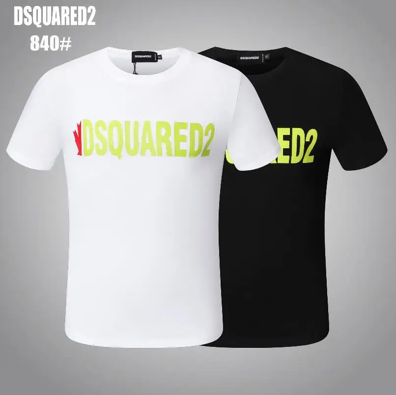 

DSQUARED2 Cotton Letter Print Men's T-shirt Clothing 840#