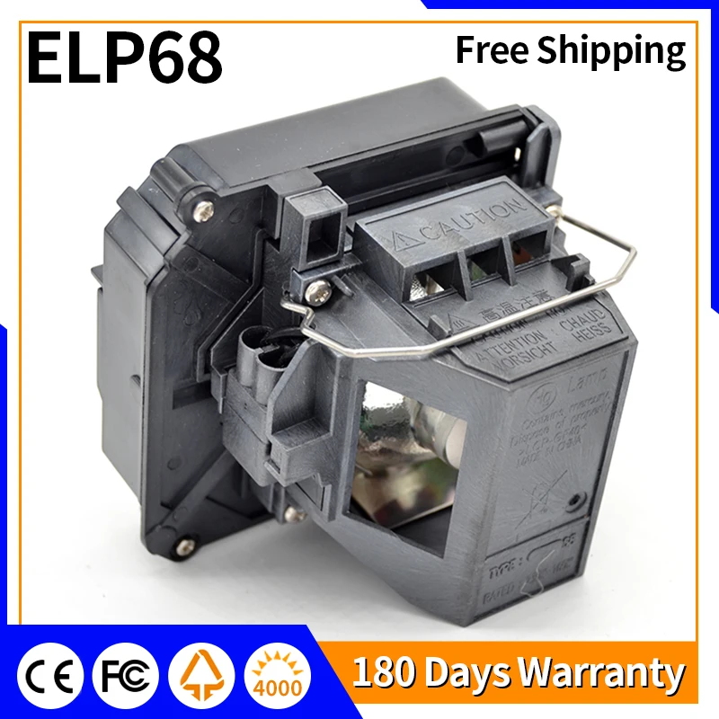 

High quality projector lamp with housing ELPLP68 V13H010L68 for EH-TW5800C EH-TW5810C EH-TW6500C EH-TW6510C EH-TW6515C