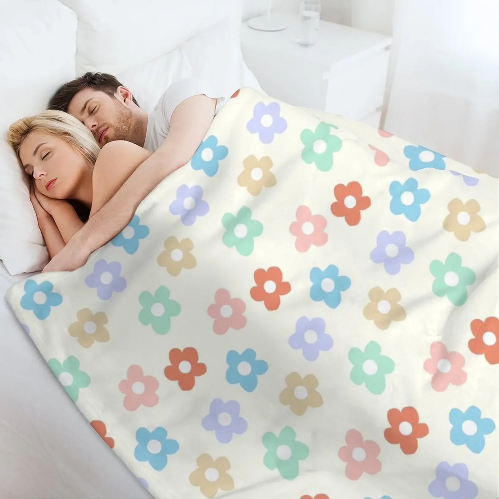 Винтажное пледовое одеяло с цветочным принтом тяжелые для сна диванные одеяла