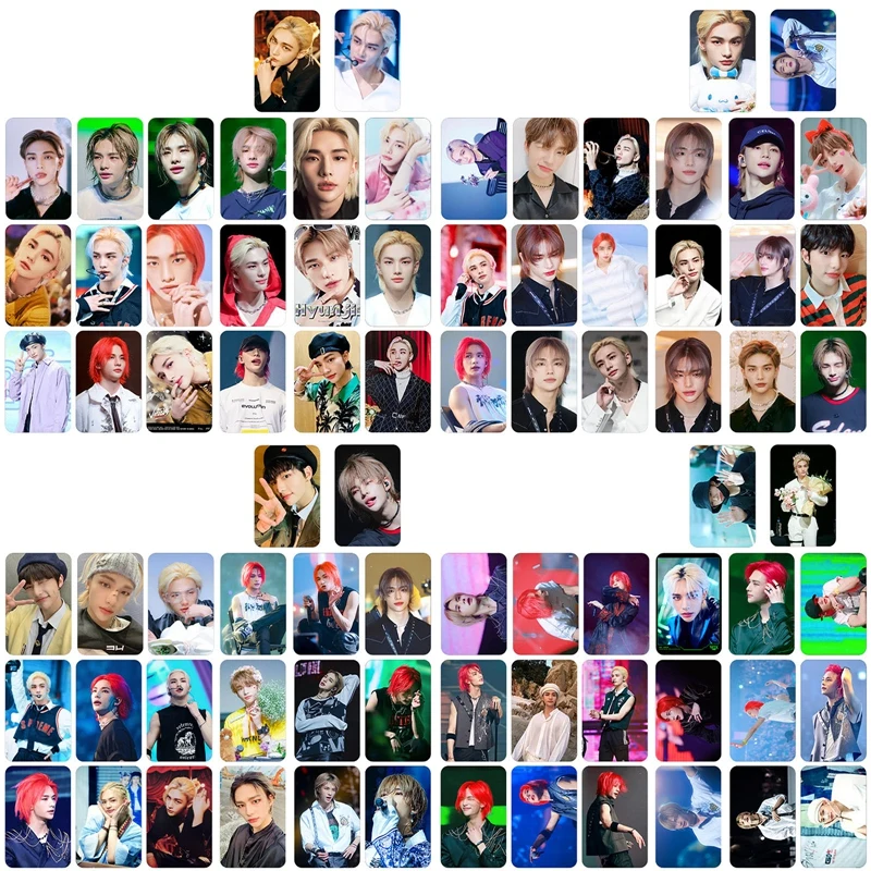 

Kpop Stray Kids Photocards Personal HD Printed Postcards Paper Cards Small LOMO Cards for Fans Collection Gifts