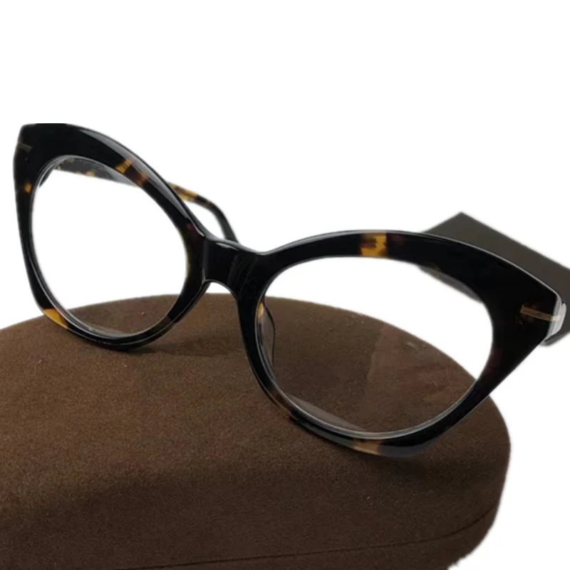 

Fashion Star Women Cateye Frame for Glasses No Resin Lens52-19-145Imported Acetates Prescription Eyeglasses Goggles Fullrim