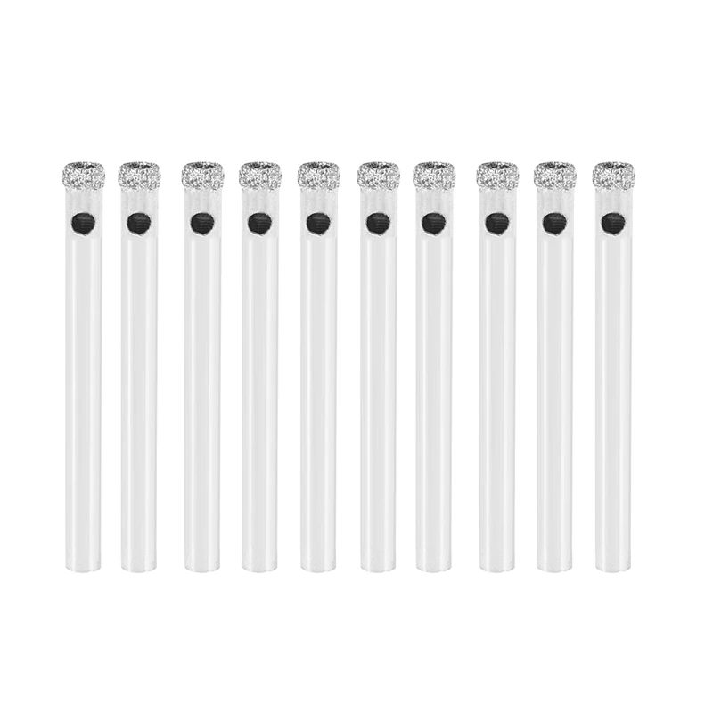 

10Pcs 5Mm Diamond Grit Hole Saw Drill Bit For Tile Glass
