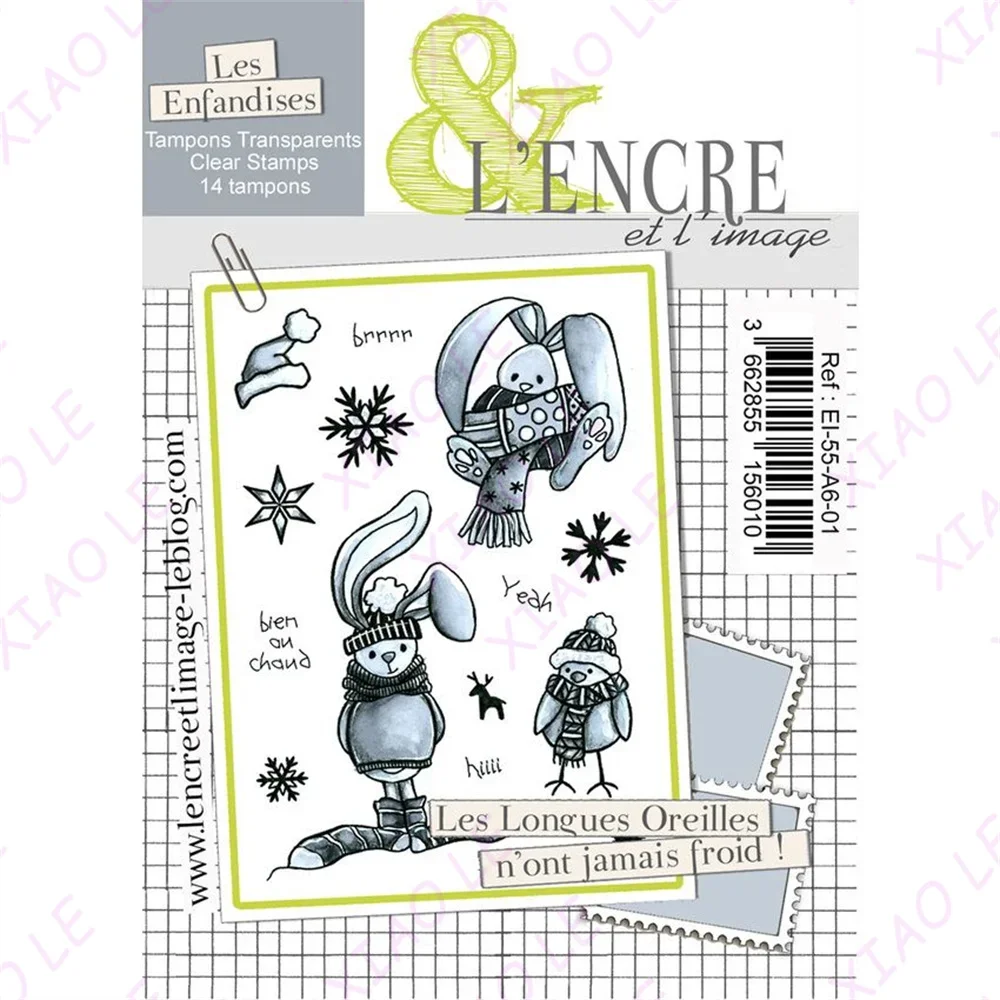 Силиконовые штампы для скрапбукинга Bird