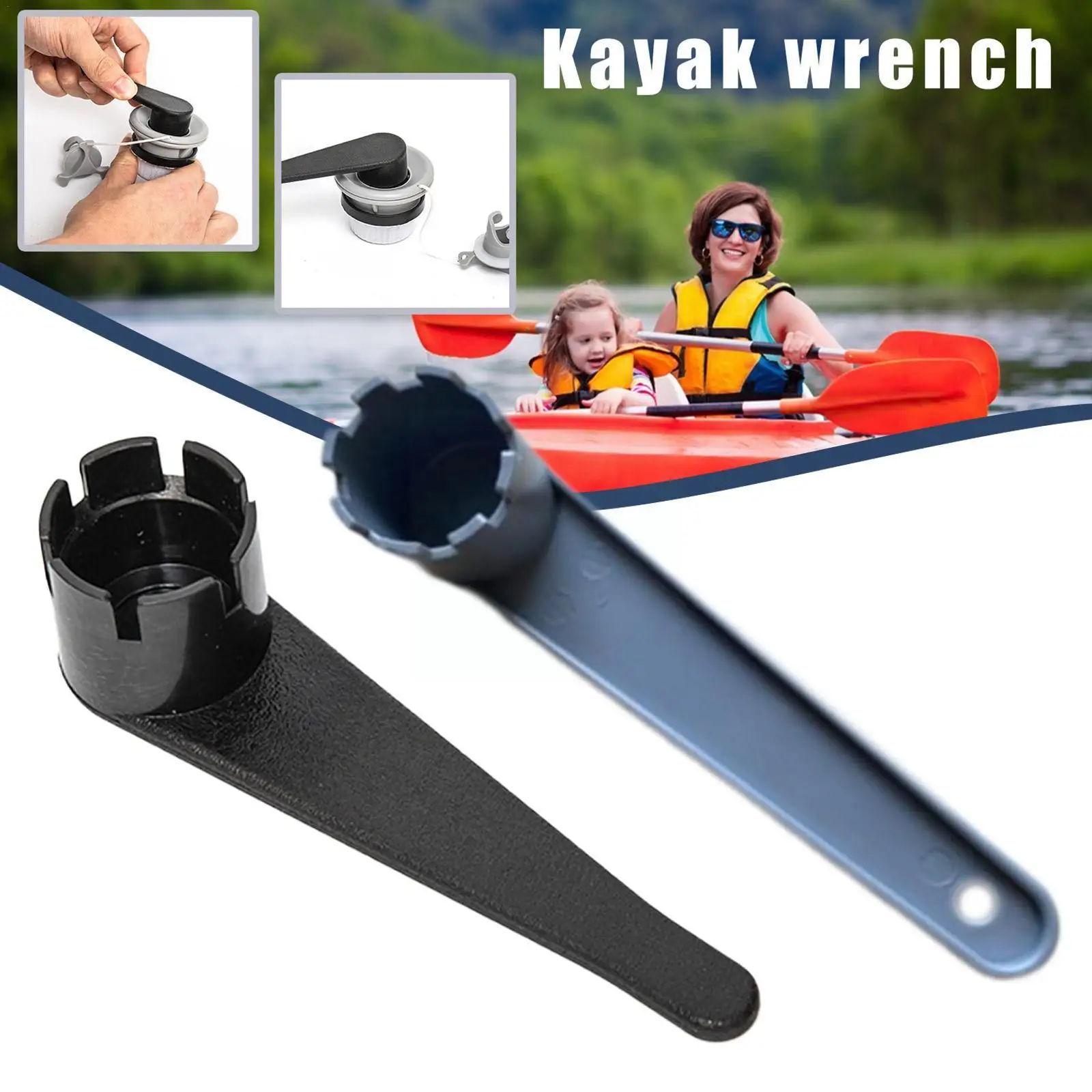 

1 шт., ключ для Каяка, 6/8 зубьев, легкий, универсальный весло из ПВХ для лодки, Каяка, надувной воздушный клапан, надувные ключи J1W0