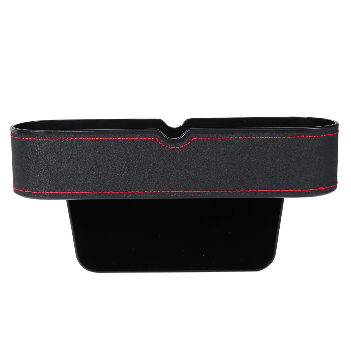 

Car Organizer Filler Console Pocket Case Side Drop Catcher Container for Cellphone Wallet Cup Keys Storage ( Black )