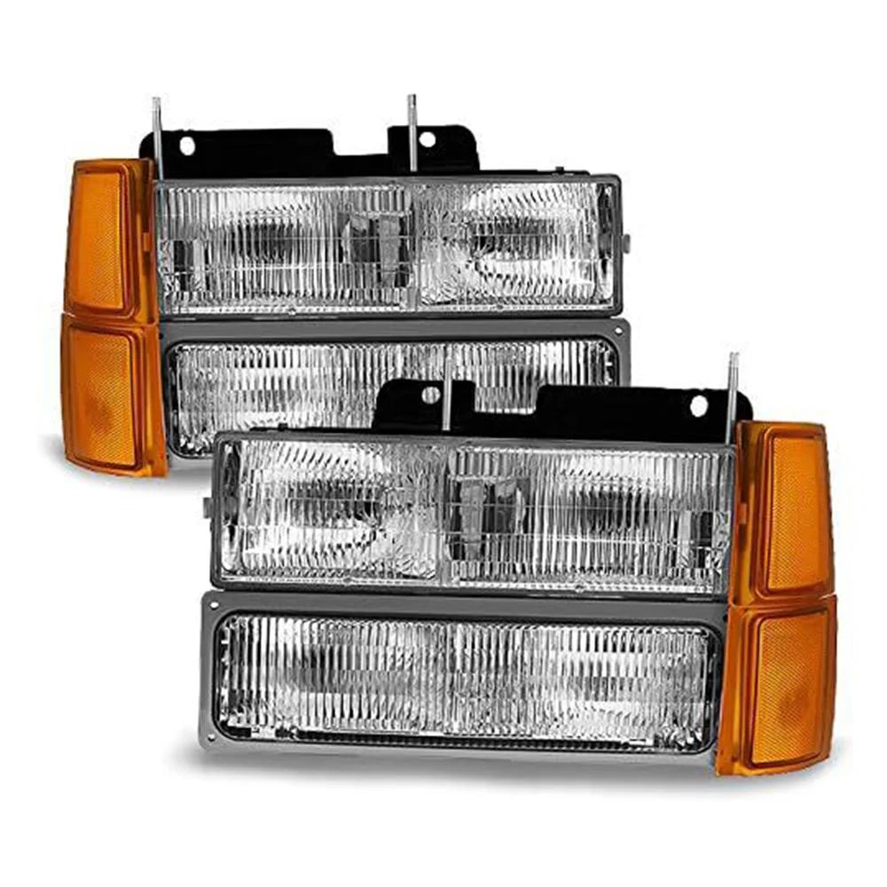 

Пара фар головной свет GM 2502101 Для Chevrolet Chevy C/K 1500 2500 3500 1994 1995 1996 1997 1998 1999 без звукоснимателя света