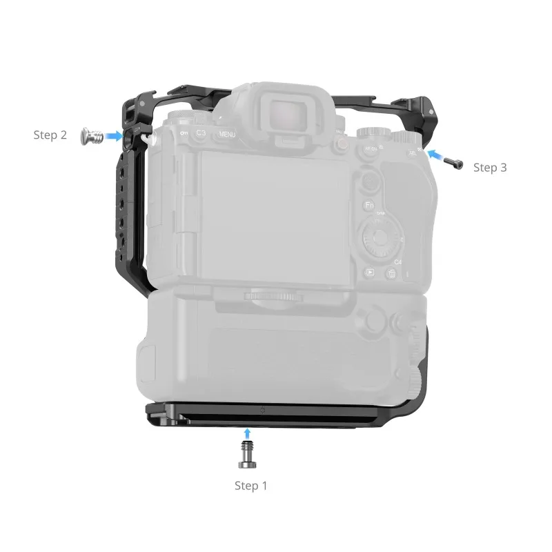 Клетка для камеры SmallRig 5908 с полным покрытием для Sony Alpha 1 II и Alpha 9 III с вертикальной рукояткой VG-C5 и встроенной пластиной Arca-Swiss (art.: 3920db4eed81d) - 3920db4eed81d