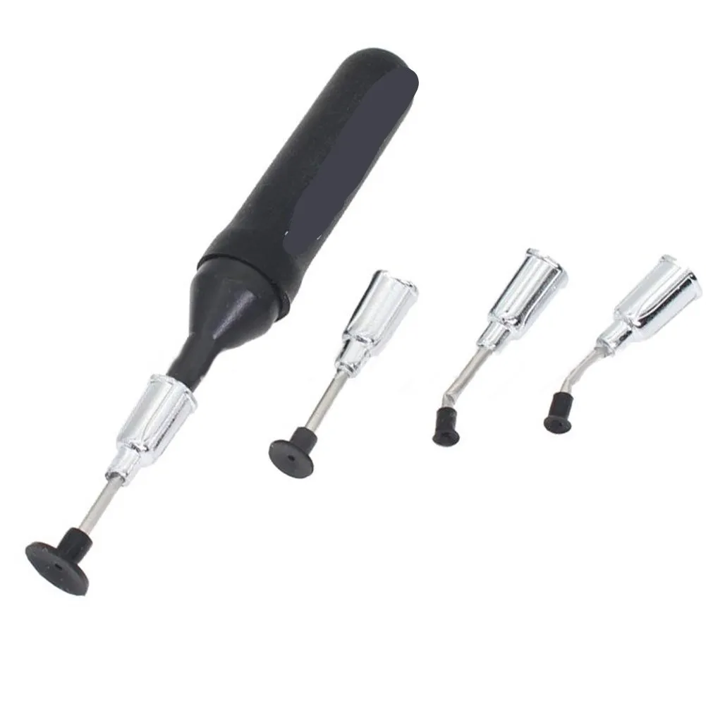 

Kit Acuum Suction Pen 5 Piece Set Desoldering Pen IC SMD Tweezers Rubber With 4 Suction Cups High Quality 100% Brand New