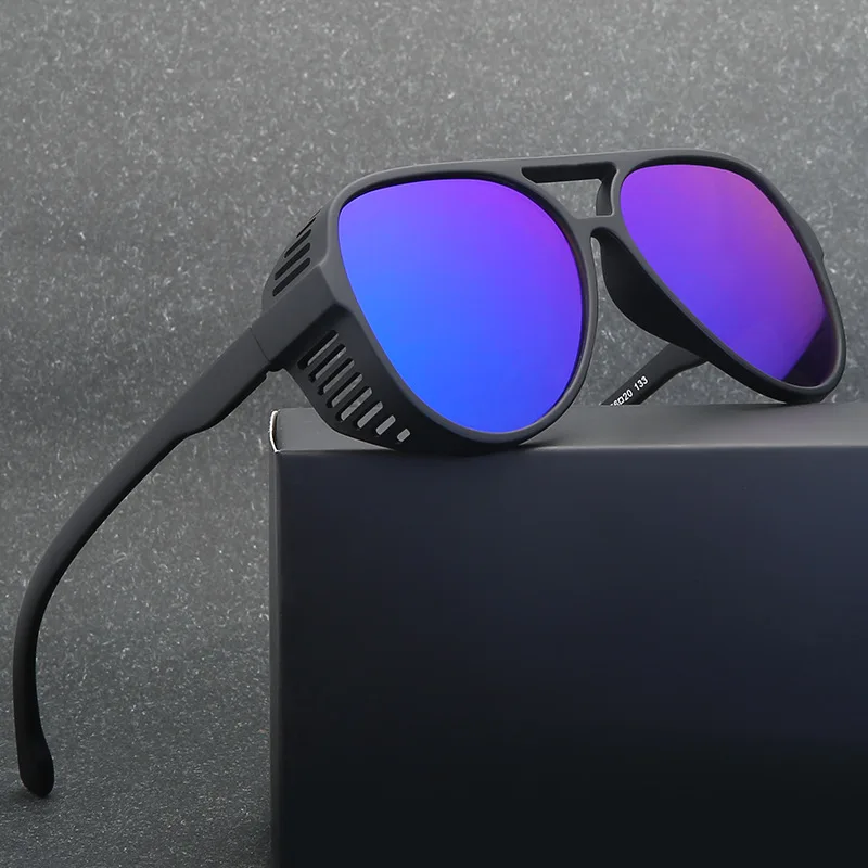 

Round Frame Steampunk Fashion Design Sunglasses For Men Women Retro Trend Male Female Driving Outdoor Sports UV400 Glasses 2022