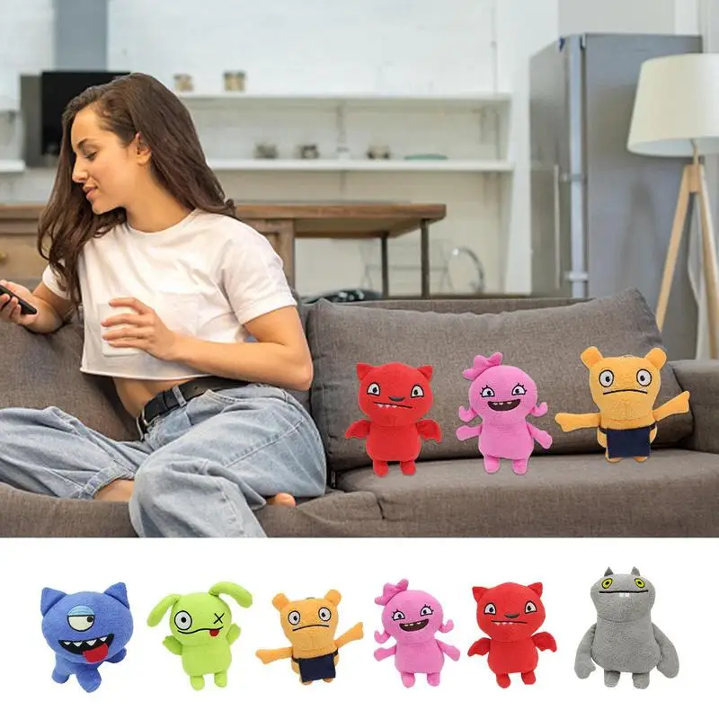 Новая мягкая плюшевая игрушка, Мультяшные аниме, Ox Moxy Babo, плюшевые игрушки Uglydog, мягкие плюшевые куклы, уродливые подарки для детей