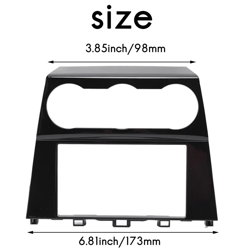 Автомобильный 2Din Dash авторадио комплект крепления для рамы стерео Subaru Impreza Forester XV